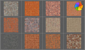 Free high resolution seamless brick textures.