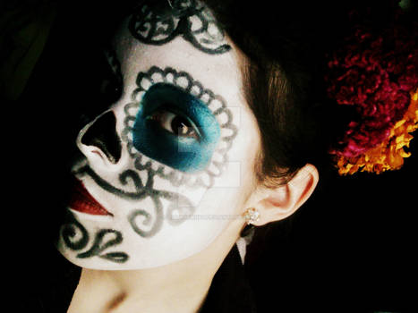 Mexican Skull Design Make-Up