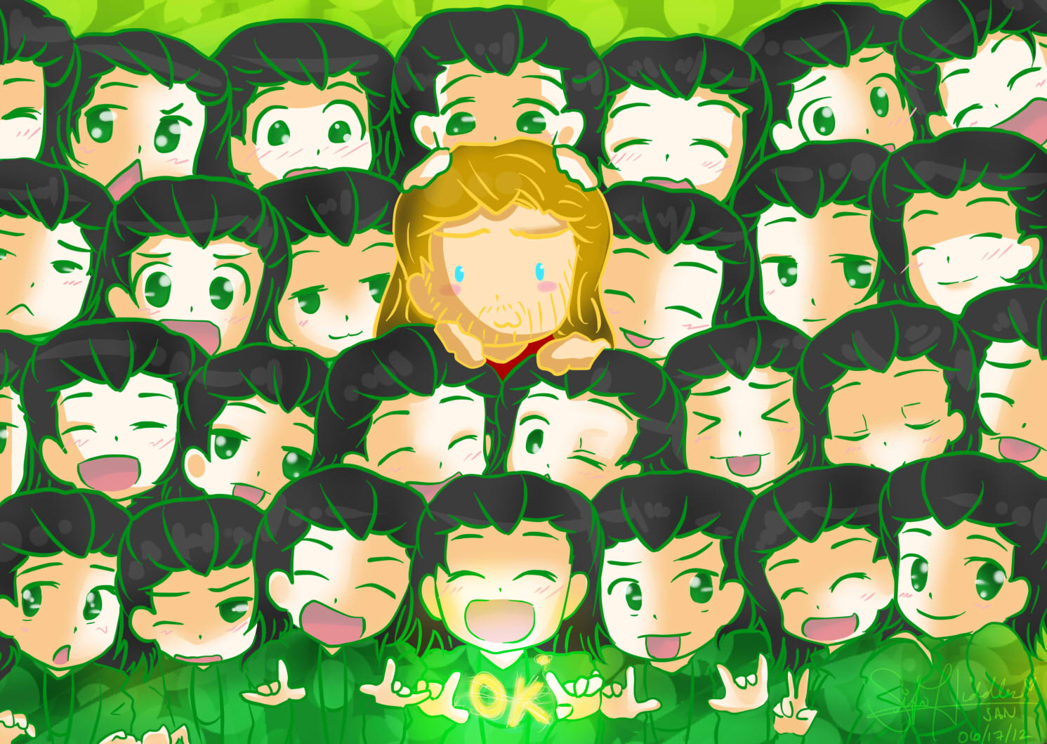 28 Lokis and a Thor