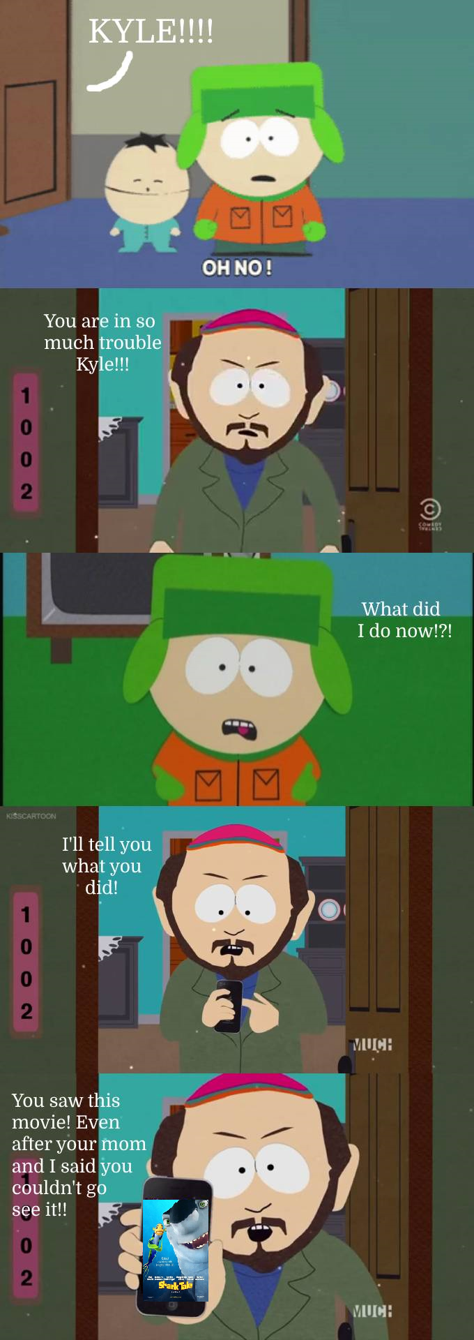 Kyle gets in trouble for seeing Shark Tale by Bratbutt93 on DeviantArt