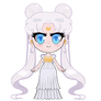Chibi Princess Serenity (Silver Hair Version)