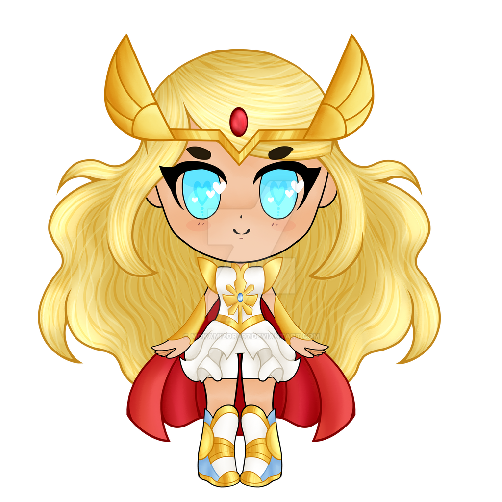 Chibi Ra Chibi She-Ra - She-Ra (1st version) by MokaMizore97 on DeviantArt