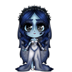 Chibi Emily - The Corpse Bride | Happy Halloween by MokaMizore97