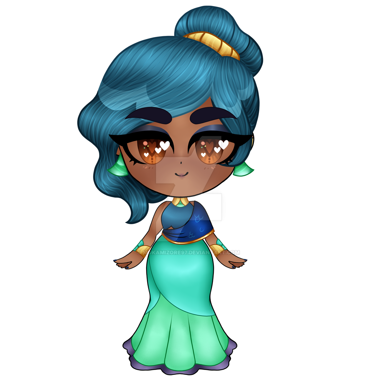 Chibi Ra Chibi She-Ra - Mermista (Princess Prom) by MokaMizore97 on DeviantArt