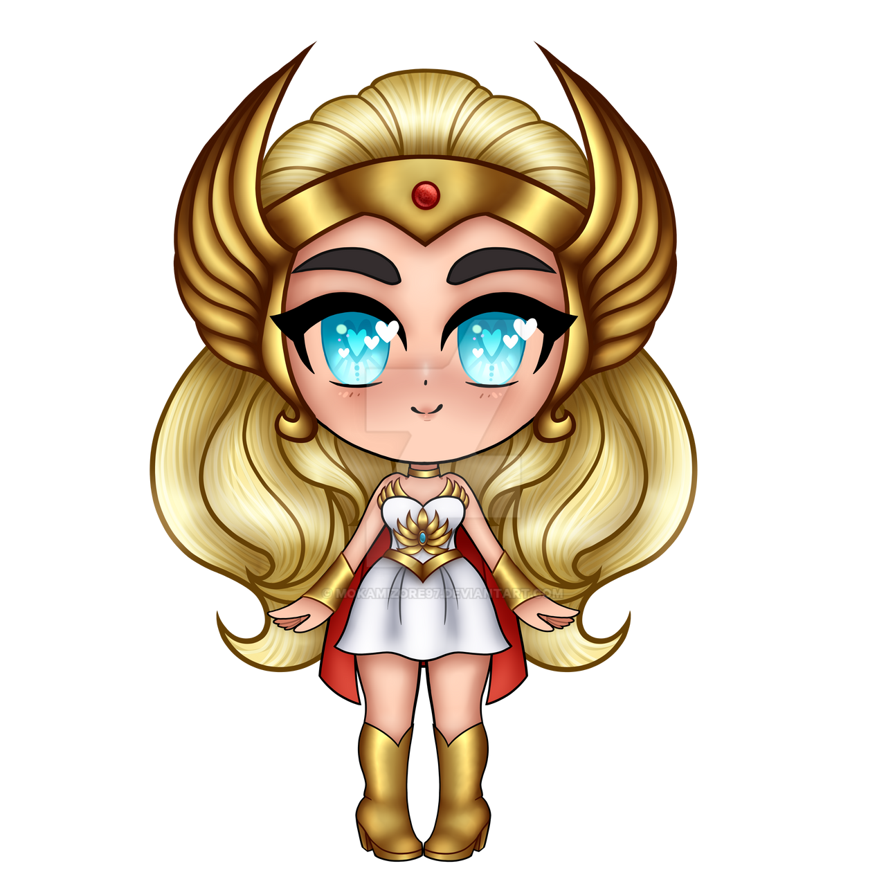 Chibi Ra Chibi She-Ra - She-Ra (Roll with It - 1985) by MokaMizore97 on DeviantArt
