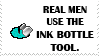 Ink Bottle Stamp