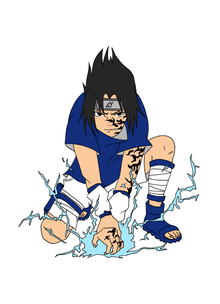 Chidori outline by superjacqui on DeviantArt