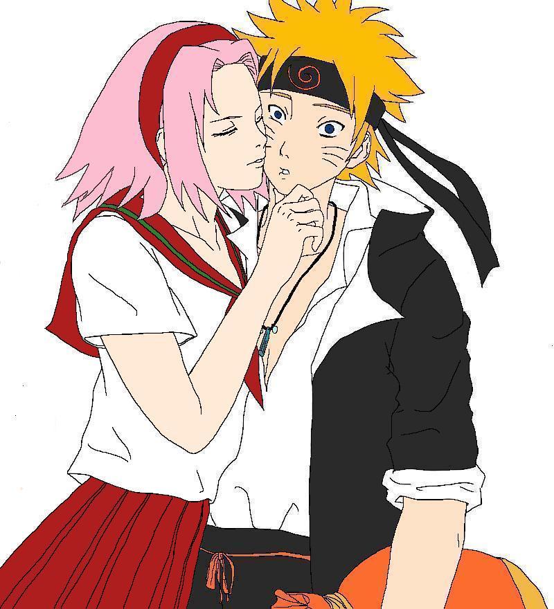 Naruto e Sakura Colorido by RodriguezBolado on DeviantArt