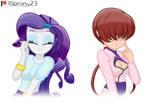 Smiling - Rarity and Shermie
