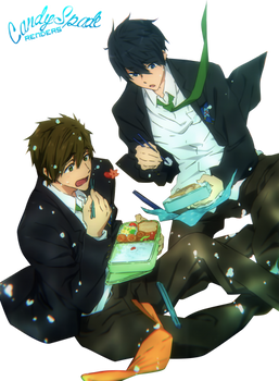 Haruka and Makoto - Render #168