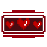 Stamp : Pixel Hearts