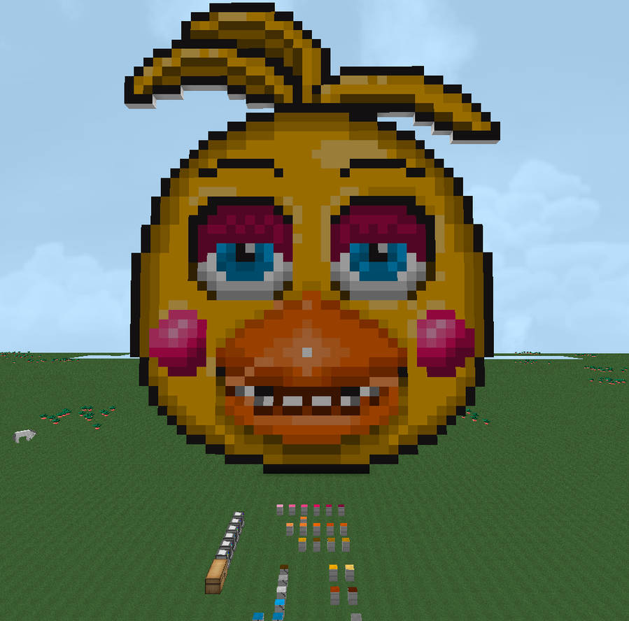 Minecraft Chica Pixel Art by Emma-Chica on DeviantArt