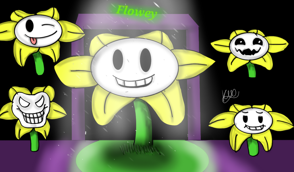 Undertale Flowy Undertale Flowey The Flower by DemonBunnyGirl on DeviantArt