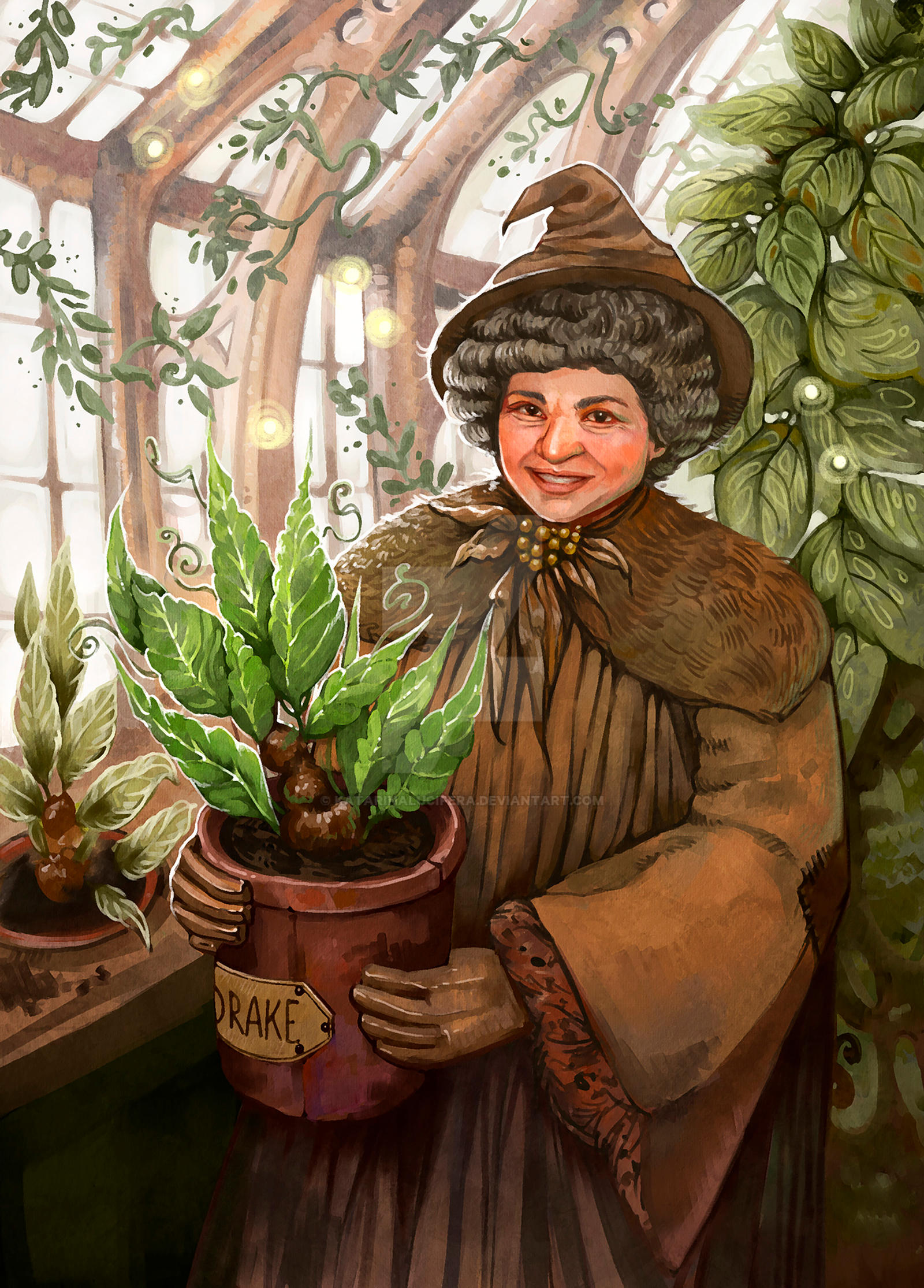 Prof Sprout Professor Pomona Sprout by katarinalucifera on DeviantArt