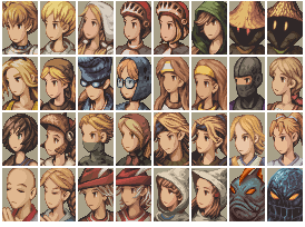 32 FFT portraits