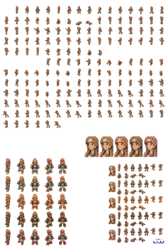 Geomancer Full Sprite Sheet Male