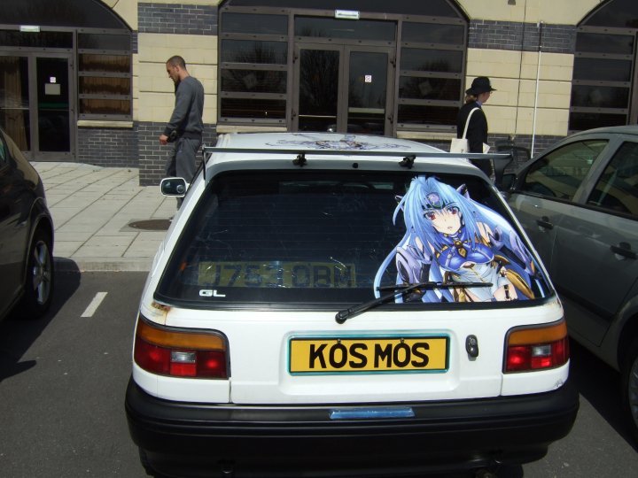 Kos-mos Itasha. rear