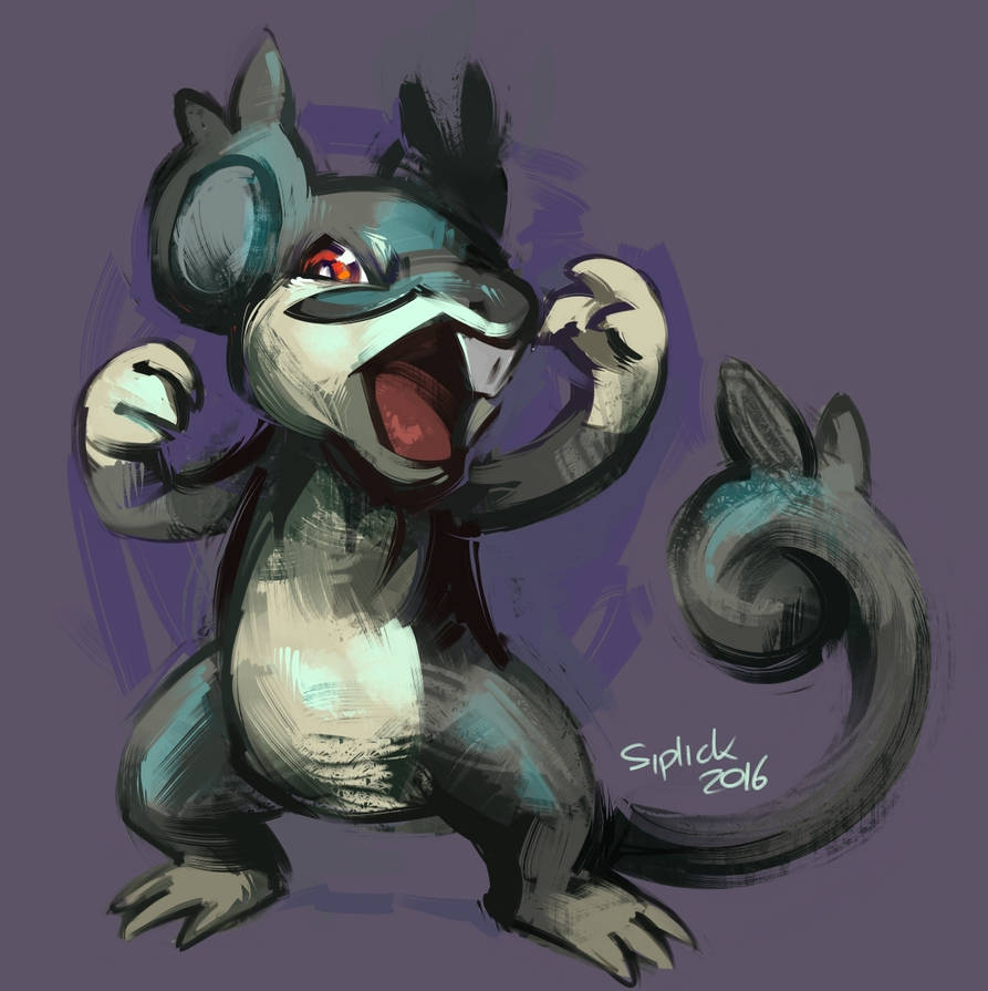 Alolan Rattata by Siplick on DeviantArt