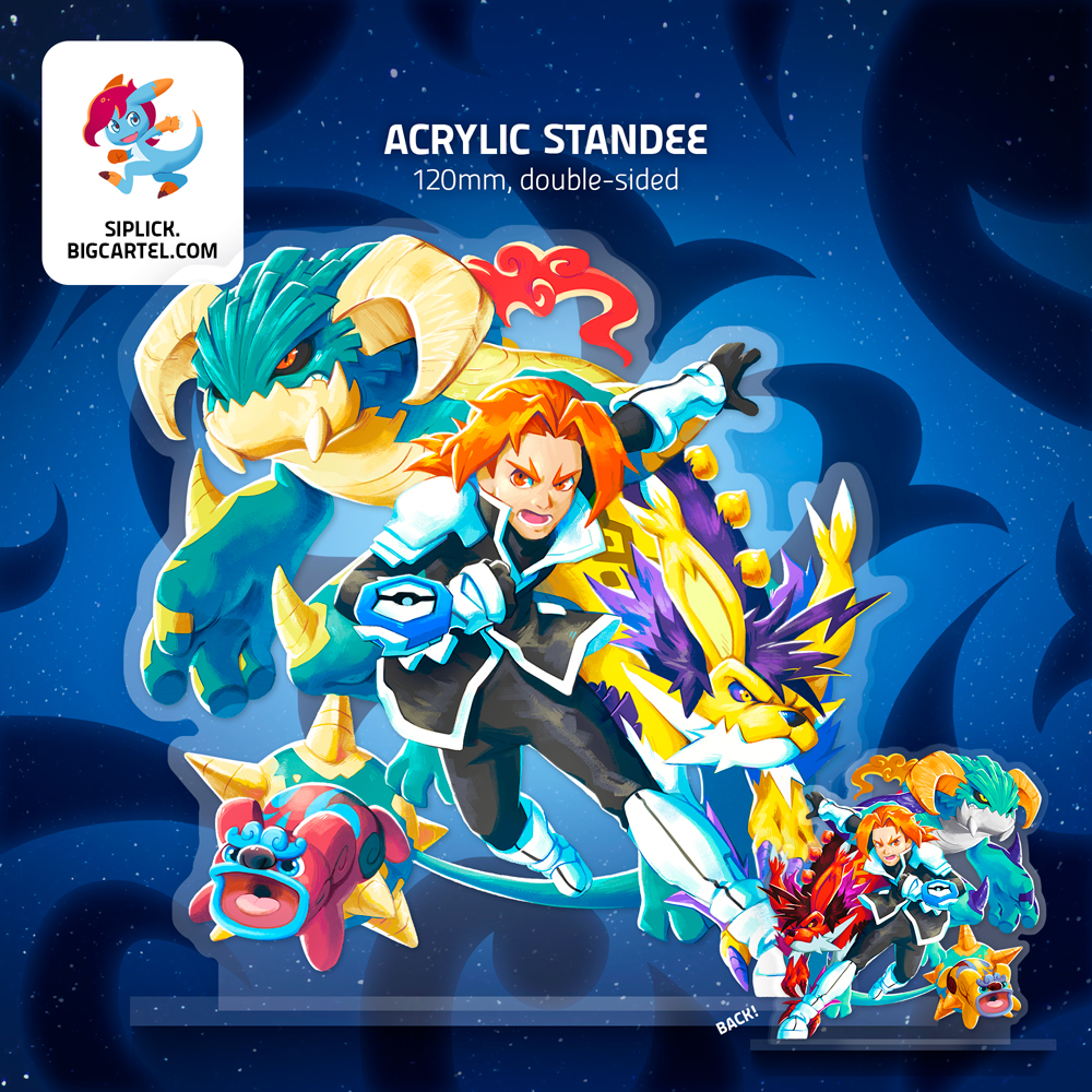 Spikan Spectrobes - Acrylic standee by Siplick on DeviantArt