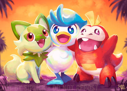 Wallpaper] Pokemon X/Y Starters by arkeis-pokemon on DeviantArt