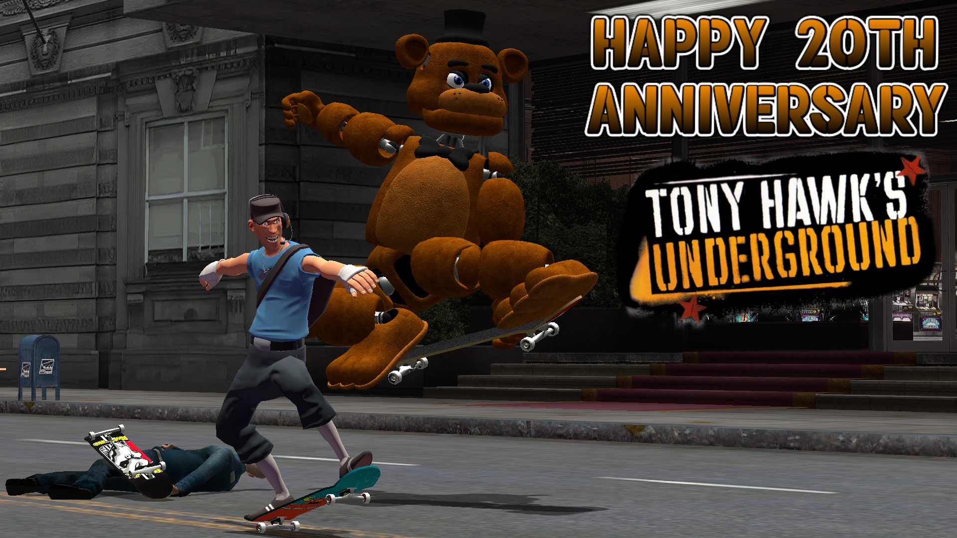 Happy 20th Anniversary Tony Hawk's Underground! by Harejules on DeviantArt