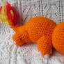 Amigurumi Lying Charmander Plush