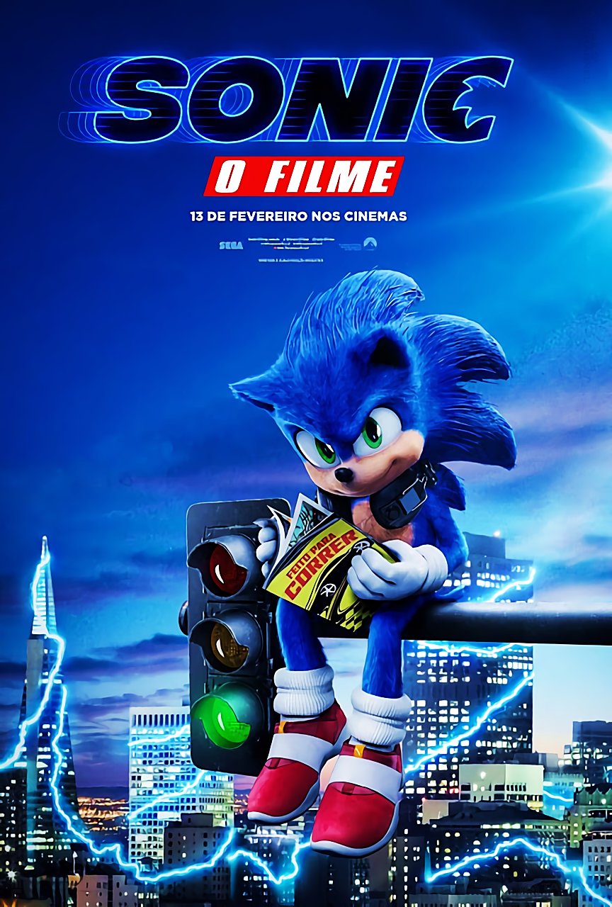 Poster Do Sonic De Sonic O Filme 2