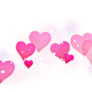 Sparkling hearts header