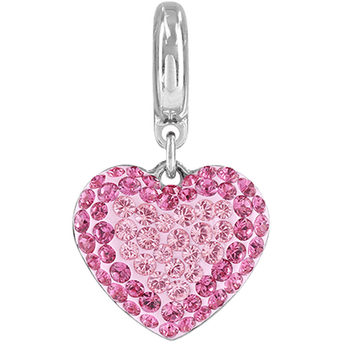 Pink rhinestone heart pendant by Kirakiradolls on DeviantArt