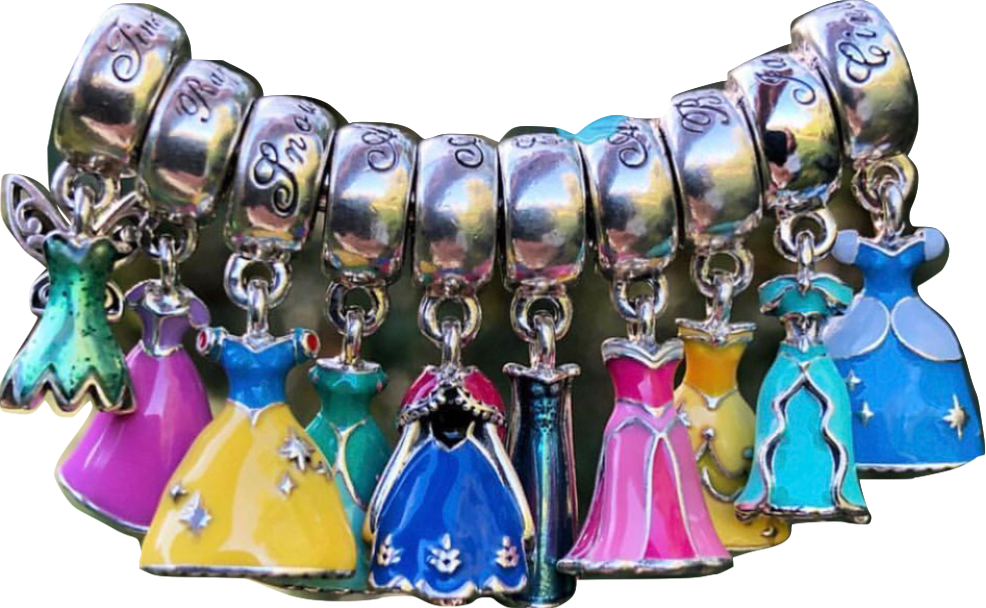 Disney Princess dress Pandora charms by Kirakiradolls on DeviantArt