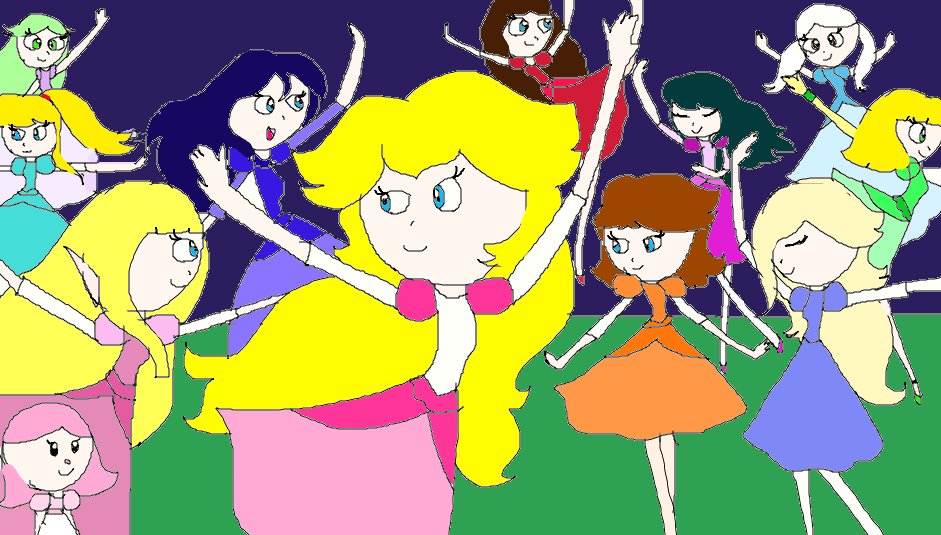 Nintendo Girls in the 12 Dancing Princesses by Kirakiradolls on DeviantArt