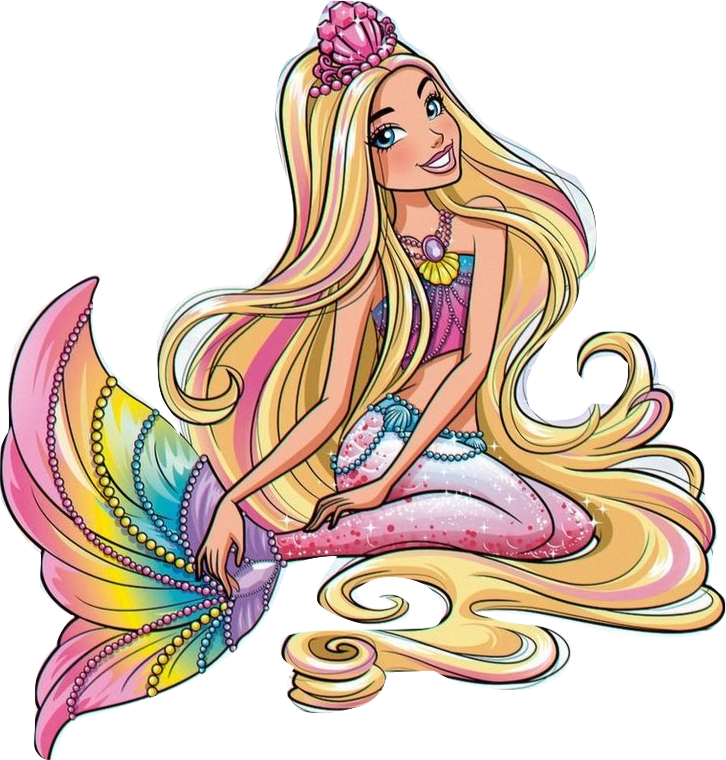 Princesa Barbie Dreamtopia 2 En 1 Sirena Mattel