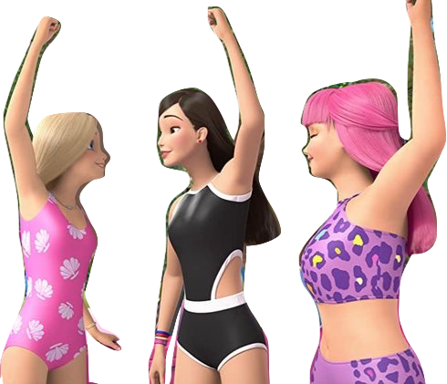 Barbie, Daisy, and Renee summer by Kirakiradolls on DeviantArt