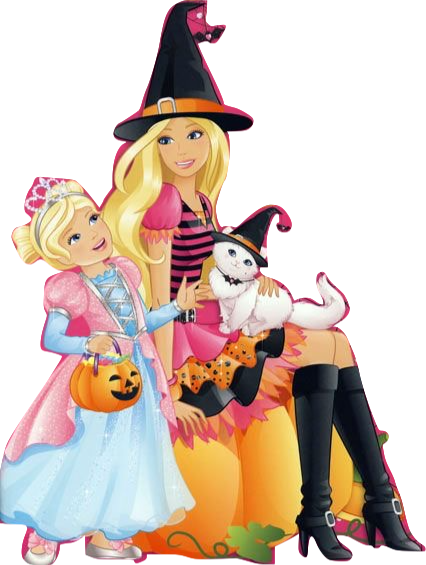 Barbie and Chelsea Halloween by Kirakiradolls on DeviantArt