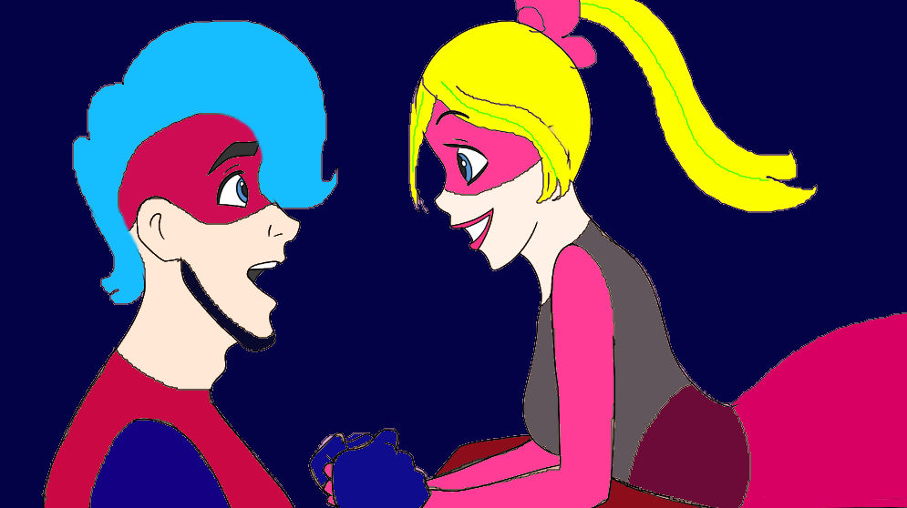 Spring Man x Ribbon Girl (Disney style) by Kirakiradolls on DeviantArt