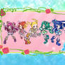 Yes! Precure 5 x Puyo Puyo mural