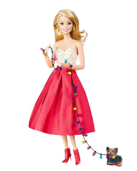 Sparkling Christmas dress for Barbie doll by YANKA-arts-n-crafts on  DeviantArt
