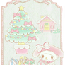 My Melody pastel Christmas