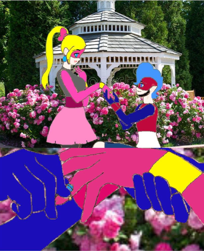 Spring Man and Ribbon Girl engagement by Kirakiradolls on DeviantArt