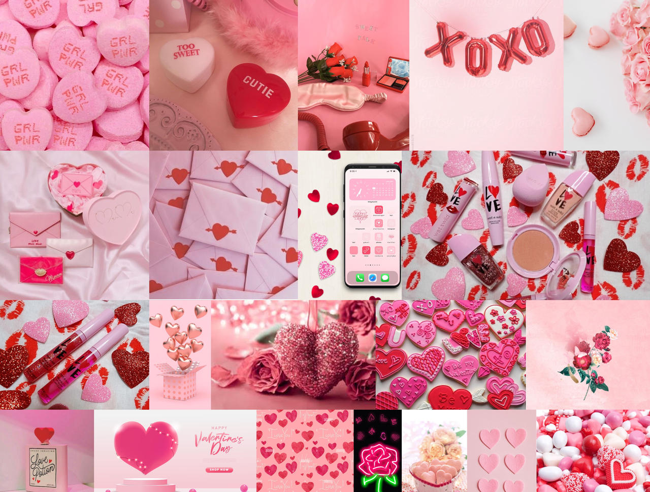 Valentine's Day 2022 aesthetic collage by Kirakiradolls on DeviantArt
