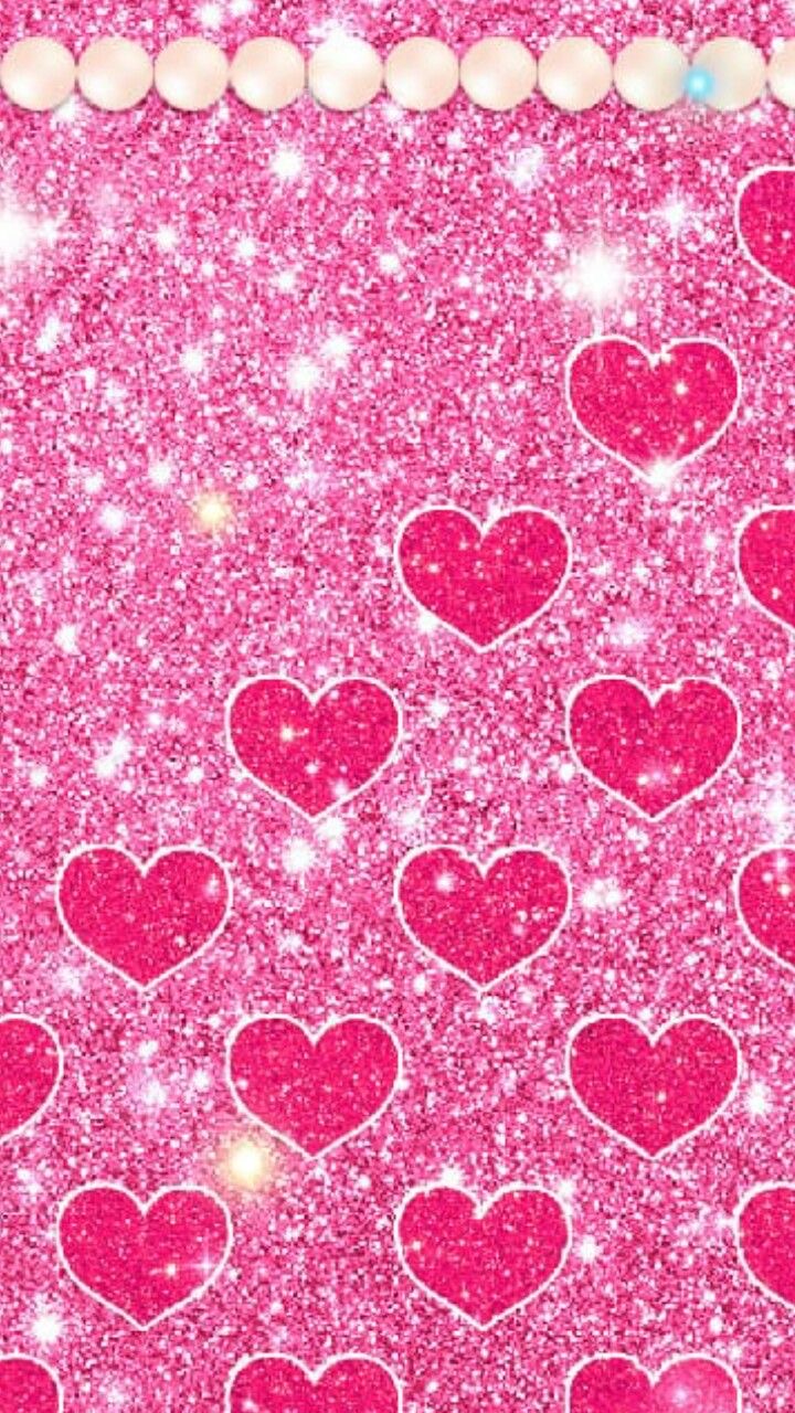 Sparkling hearts wallpaper by Kirakiradolls on DeviantArt Sparkling hearts wallpaper by Kirakiradolls on DeviantArt