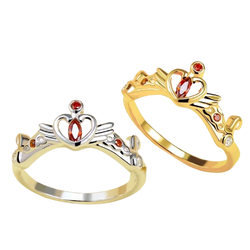 Sailor Moon tiara rings