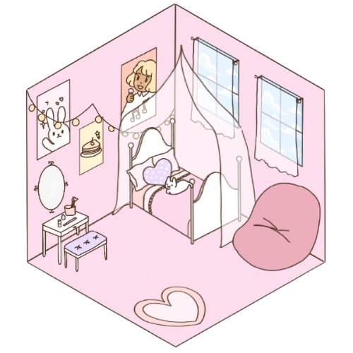 Pink bedroom Picrew 2022 by Kirakiradolls on DeviantArt