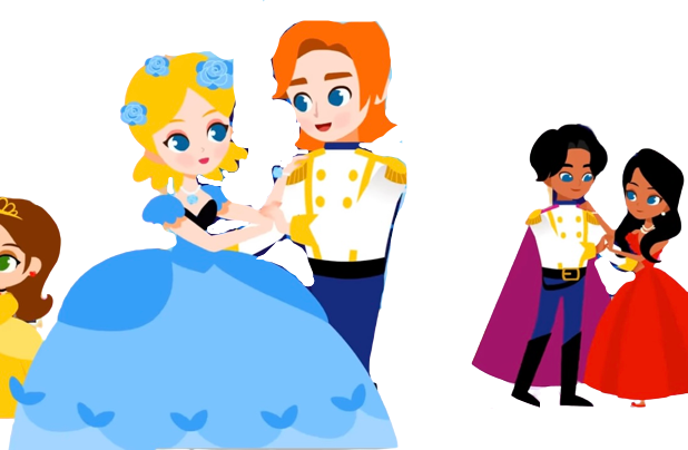 Cinderella dances with the prince by Kirakiradolls on DeviantArt