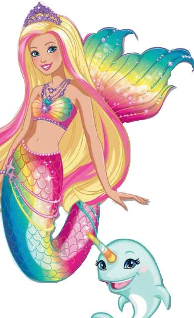 Rainbow barbie mermaid shop