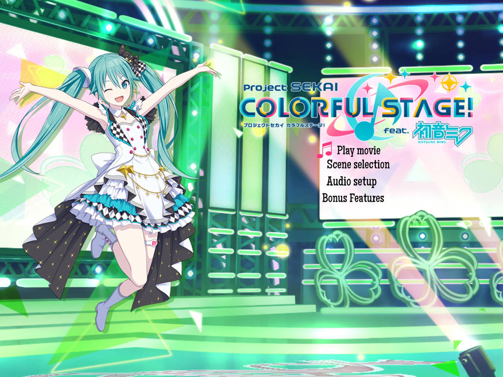 Project Sekai Colorful Stage DVD menu by Kirakiradolls on DeviantArt