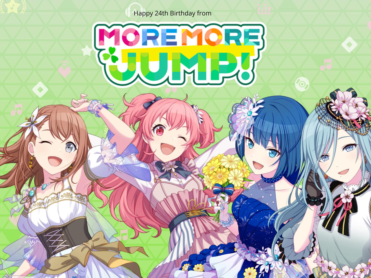 More More Jump Birthday mural by Kirakiradolls on DeviantArt