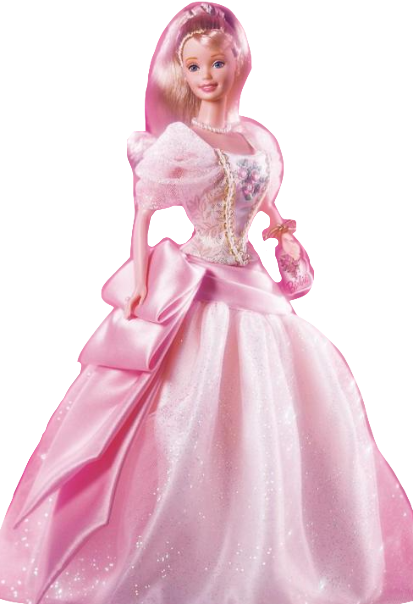 Holiday barbie pink dress on sale