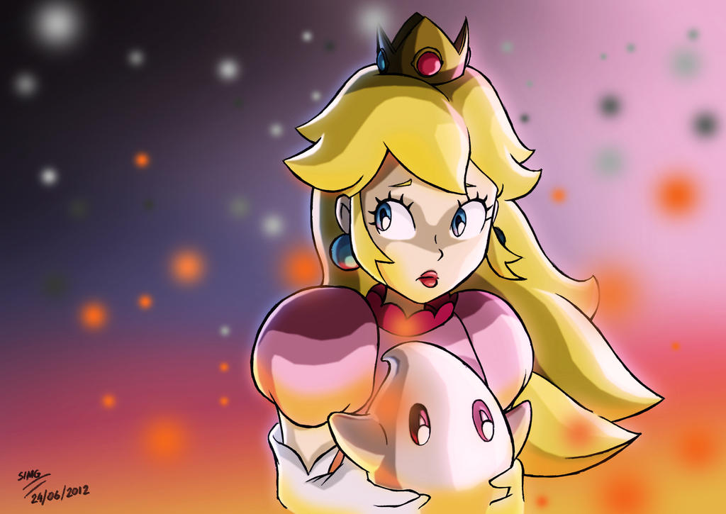 Princess Peach is lost (Super Mario Galaxy)