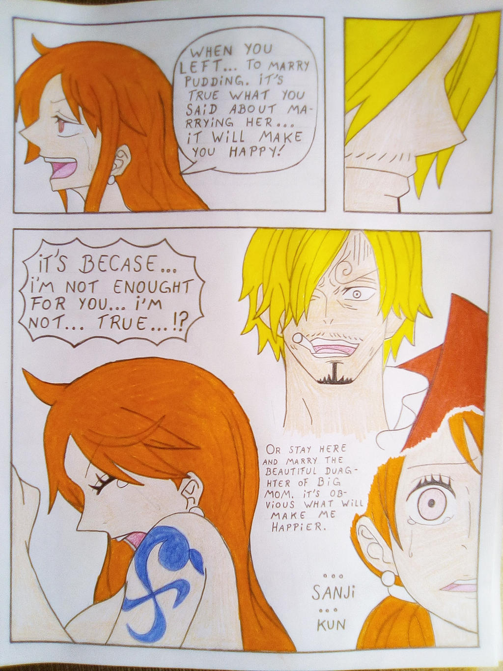 Sanji And Nami Doujin P16 By Lrowling On Deviantart